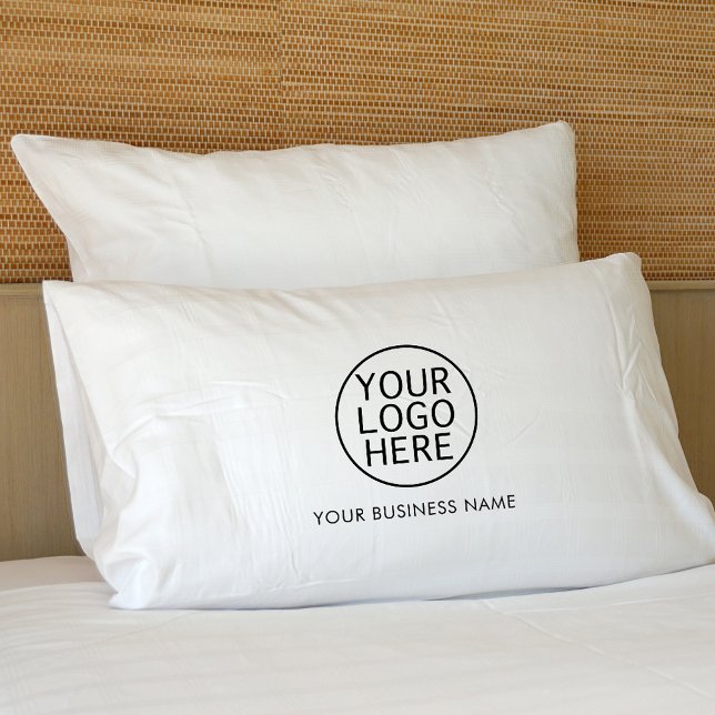 Name des Unternehmens für Ihr Firmenlogo Minimalis Lendenkissen (Your Business Logo Custom Hotel Showroom Lumber Pillow)