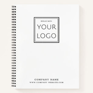 Name des Unternehmens für Minimalistisches Firmenl Notizbuch