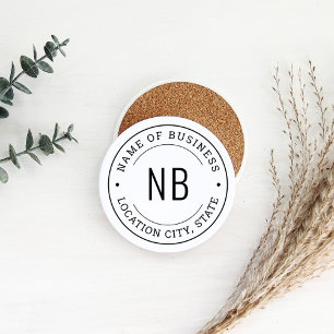 Name des Unternehmens Getränkeuntersetzer