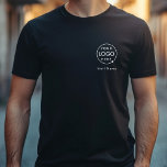 Name des Unternehmens | Personal von Angestellten  T-Shirt<br><div class="desc">Ein einfaches,  individuelles schwarzes Geschäftsmodell in modernem minimalistischem Stil,  das mit Ihrem Firmenlogo und Text leicht aktualisiert werden kann. Wenn Sie Hilfe bei der Personalisierung dieses Produktes benötigen,  kontaktieren Sie mich bitte über den unten stehenden Nachrichtenkopf und ich werde Ihnen gerne weiterhelfen.</div>