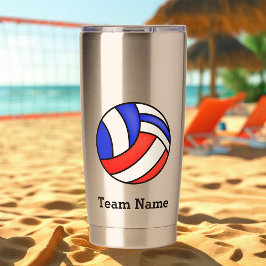 Name des Volleyball-Teams Thermobecher