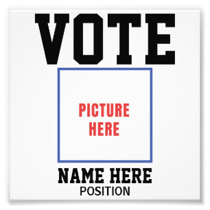 NAME DES VOLLSTIMMENDEN FOTOS FOTODRUCK