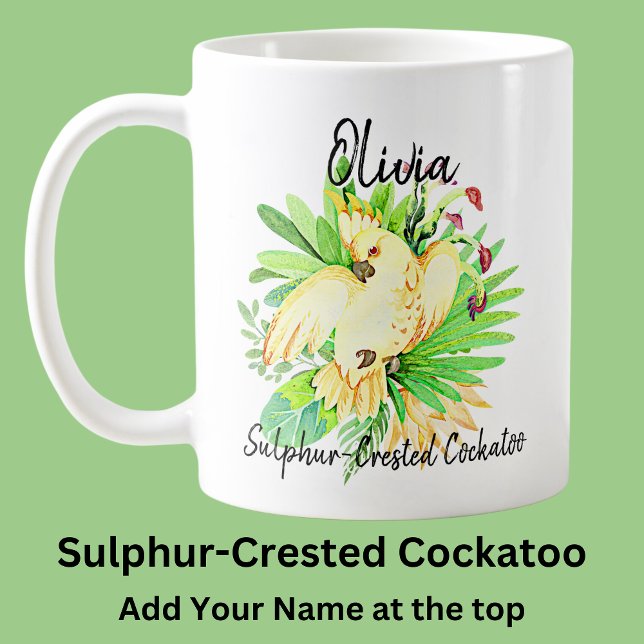 Name des von Sulfur entworfenen Cockatoo Australia Kaffeetasse (Von Creator hochgeladen)