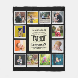 Name des Vorlagennamens "Pater Foto Collage" schwa Fleecedecke