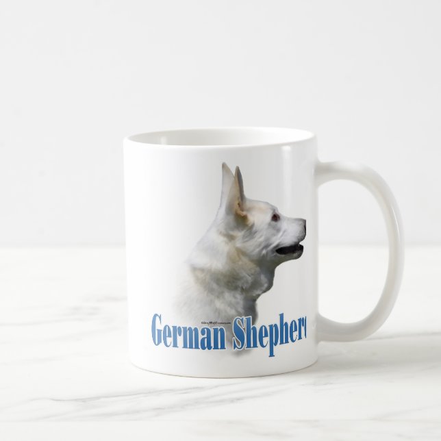 Name des Weißdeutschen Schäferhirten Tasse (Rechts)