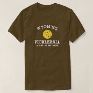 Name des Wyoming Pickleball Club Partner Custom T-Shirt