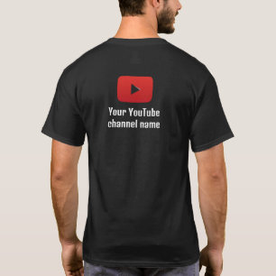 Name des YouTube-Kanals, Logo T-Shirt