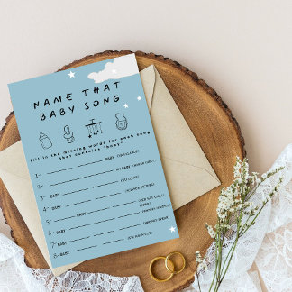 Name dieses Babyliedes Rustikale Minimal Baby Dusc Einladung