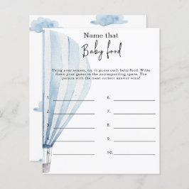 Name dieses Babynahrung - Baby-Dusche-Spiel