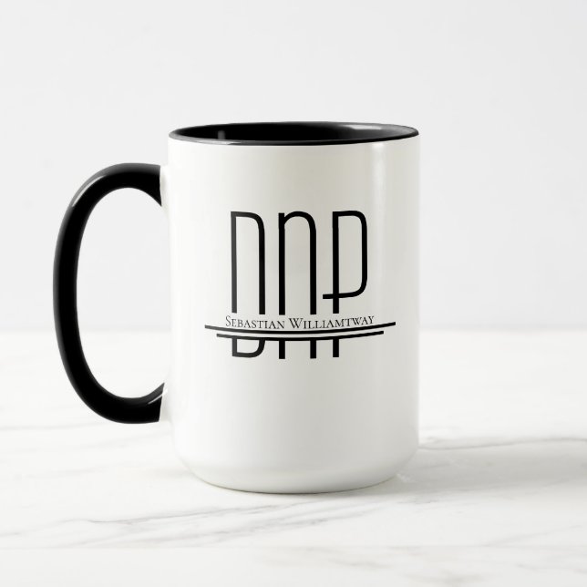 Name DNP White Black Tasse (Links)