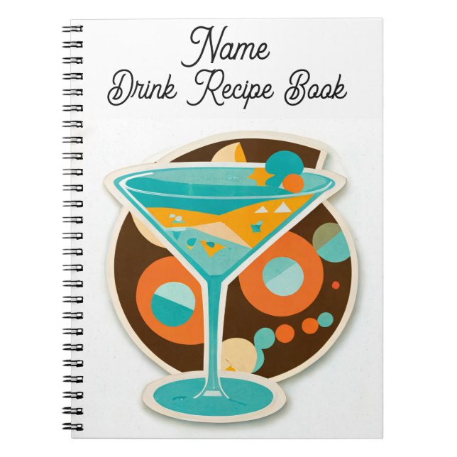 Name Drink Rezept Buch anpassen (Vorderseite)