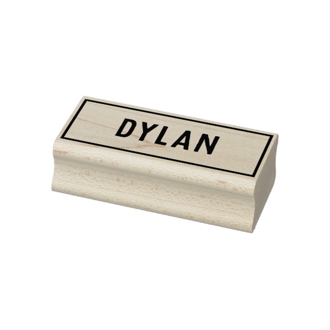 Name Dylans Gummistempel (Stempel)
