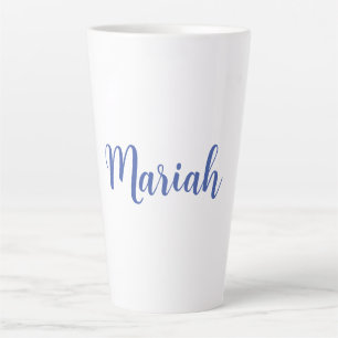 Name Elegant Creative Classical Blue White hinzufü Milchtasse