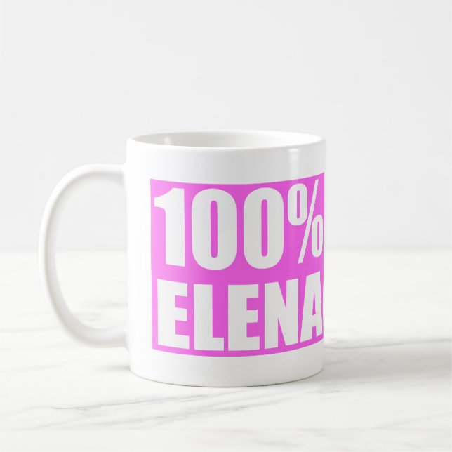 Name Elena Kaffeetasse (Links)