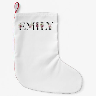 Name Emily Kleiner Weihnachtsstrumpf