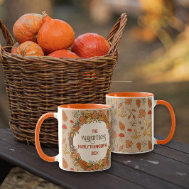 Name Erntedank Herbstlaub Tasse