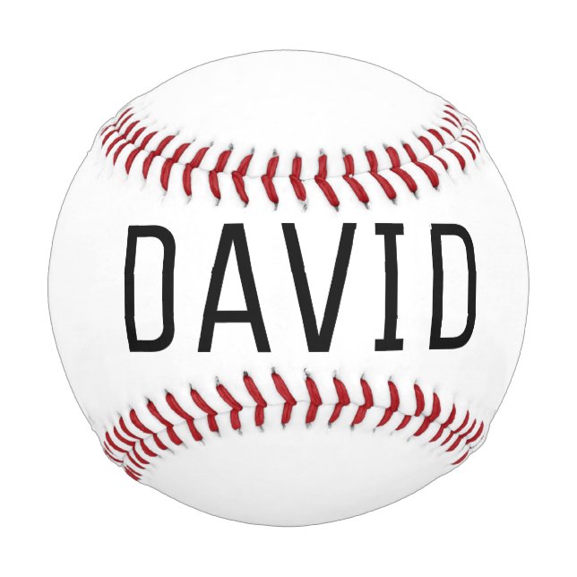 Name es David Baseball Ball (Vorderseite)