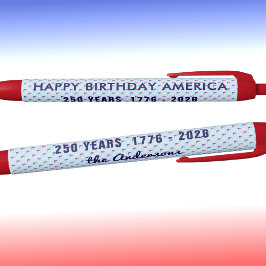 Name Familie Persönlich Geschäft USA Flaggen Tinte Kugelschreiber