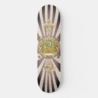 Name Familienwappen Ritter Schild individuelle Nam Skateboard