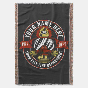 NAME Firefighter-Helm-Maske anpassen Feuer retten Decke