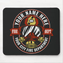 NAME Firefighter-Helm-Maske anpassen Feuer retten