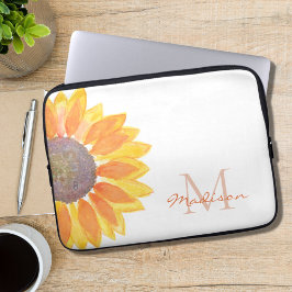Name Floral Laptopschutzhülle