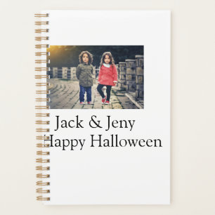Name Foto Text Halloween Junge Planer