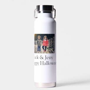 Name Foto Text Halloween Junge Trinkflasche