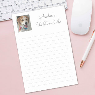 Name, Foto und Meldung anpassen, Zeilen ausführen Post-it Klebezettel