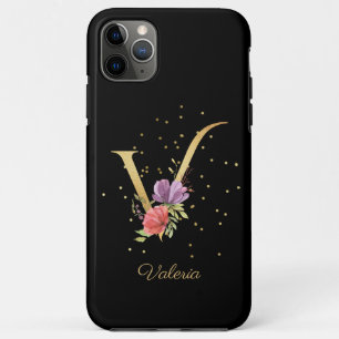 Name für die Floral Monogramm-Bezeichnung Initial Case-Mate iPhone Hülle