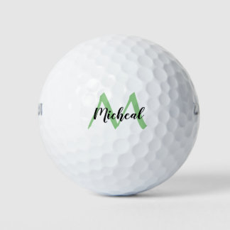 Name für die personalisierte Slot-Monogramm-Add Golfball
