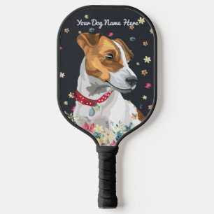 Name für Jack Russell Terrier Welpe Pickleball Schläger