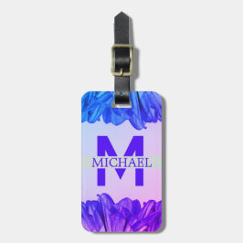 Name für Reiseschrift Stilvoll anpassen Monogramm Gepäckanhänger