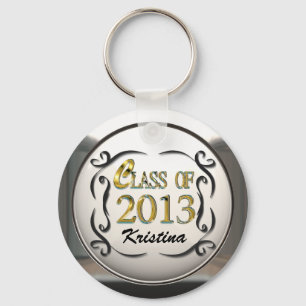 Name Gold und Black Decorative Grad Schlüsselanh Schlüsselanhänger