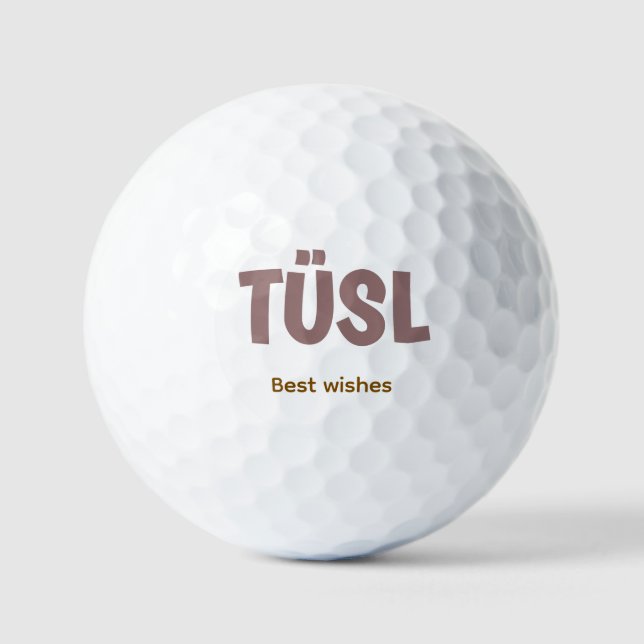 Name Golfball (Vorderseite)