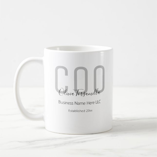 Name Grau Black COO Kaffeetasse (Links)