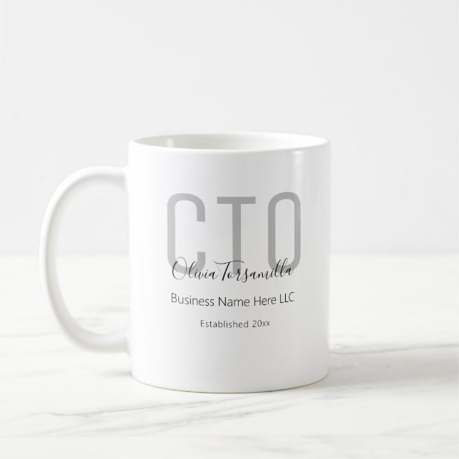 Name Grau Black CTO Kaffeetasse (Links)
