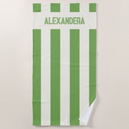 Name Green Margaritas Bachelorette Bridesmaid Strandtuch