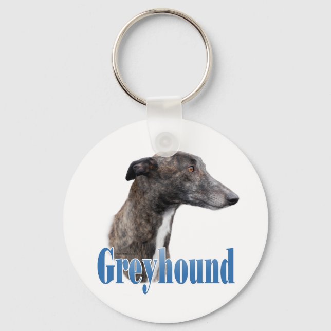 Name Greyhound Schlüsselanhänger (Vorderseite)