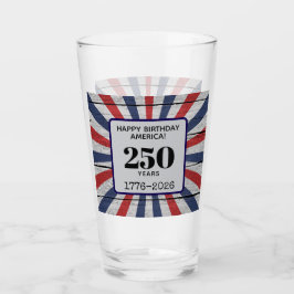 Name || Happy Birthday America Starburst Pint Glas
