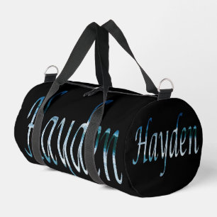 Name Hayden aus Strandbild erstellt Duffle Bag