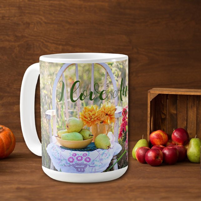 Name, herrliche Herbstfarbe Druck 15oz Tasse (Von Creator hochgeladen)