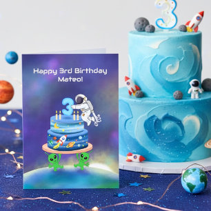 Name Herzlichen Glückwunsch zum 3. Geburtstag Astr Karte