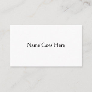 Name hier 3,5" x 2,0" Visitenkarte
