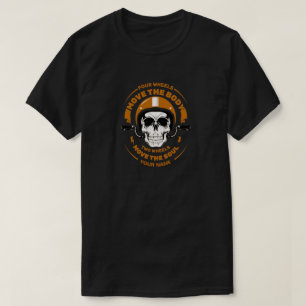 Name hinzufügen 4 Räder bewegen den Körper 2 Räder T-Shirt