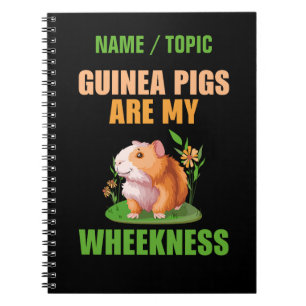Name hinzufügen, Guinea Schweine sind meine Mühe a Notizblock