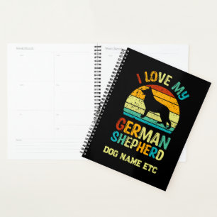 Name hinzufügen - I Liebe Mein deutscher Schäferhu Planer