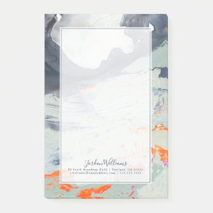 Name hinzufügen  Polyphonische See - Beige Post-it Klebezettel