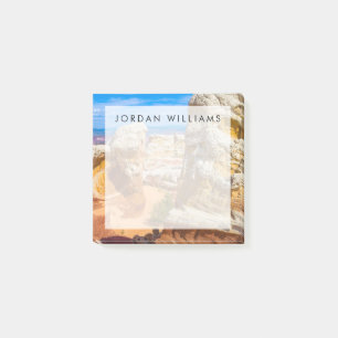 Name hinzufügen Vermilion Cliff Rock Formationen Post-it Klebezettel