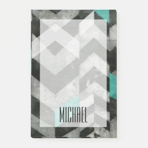 Name hinzufügen  Zickzack Ausschluss II Post-it Klebezettel